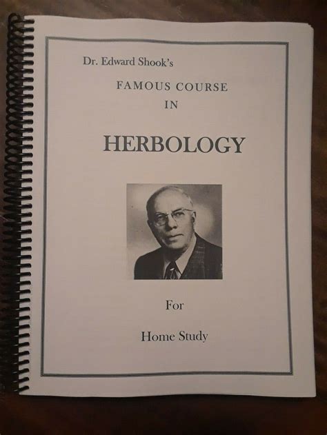 Some would willingly accept user fees for doctor or hospital visits. . Herbology for home study dr edward shook